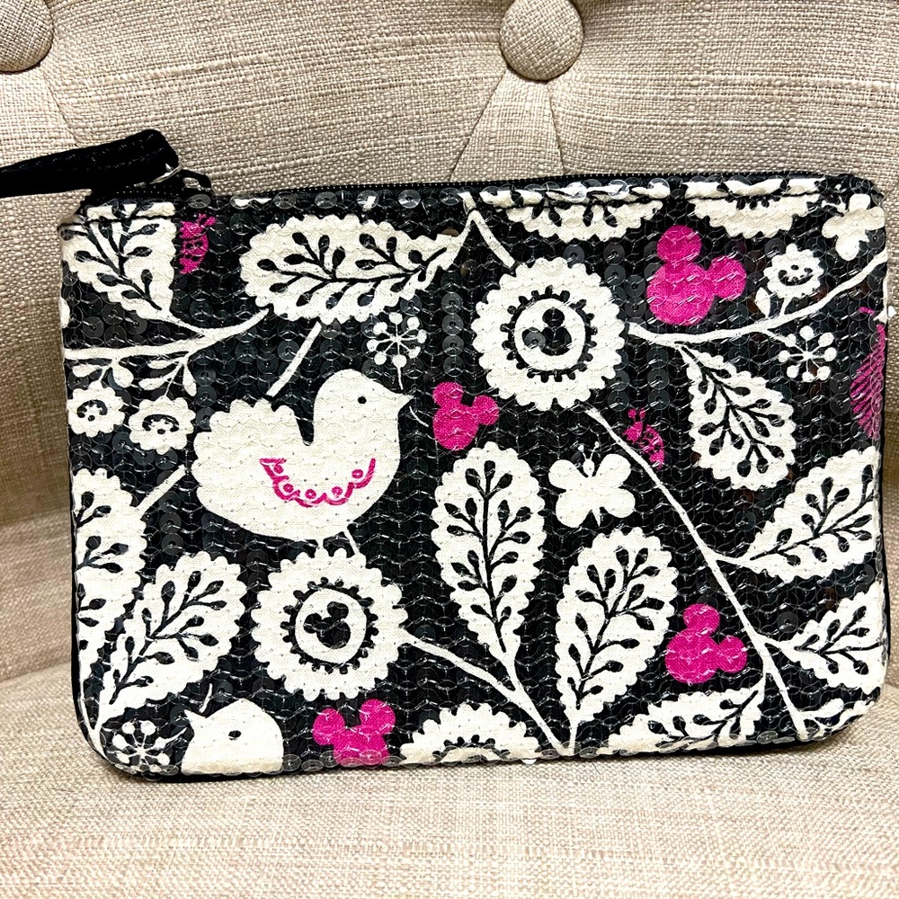Disney Vera Bradley Mickey Meets Birdie Wristlet/Wallet